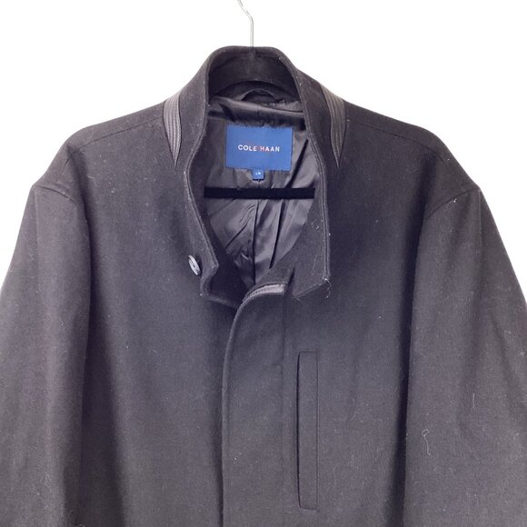 Cole Haan Mens Coat Jacket Size Large‎ Wool Blend Outerwear - Picture 2 of 10